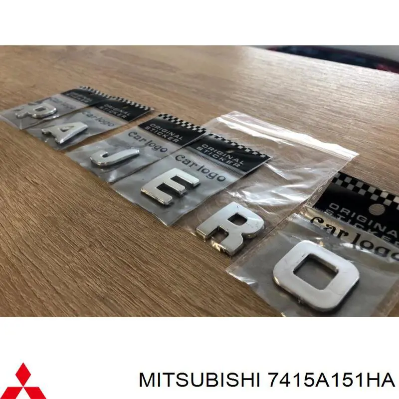 Emblema de tampa de porta-malas (emblema de firma) Mitsubishi 7415A151HA preço, a partir de 44,54 USD