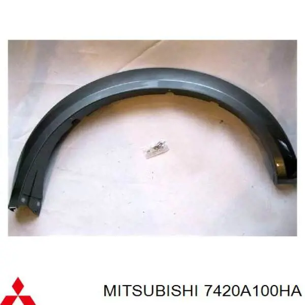 Expansor (placa sobreposta) de arco do pára-lama dianteiro direito Mitsubishi 7420A100HA preço, a partir de 184,49 USD