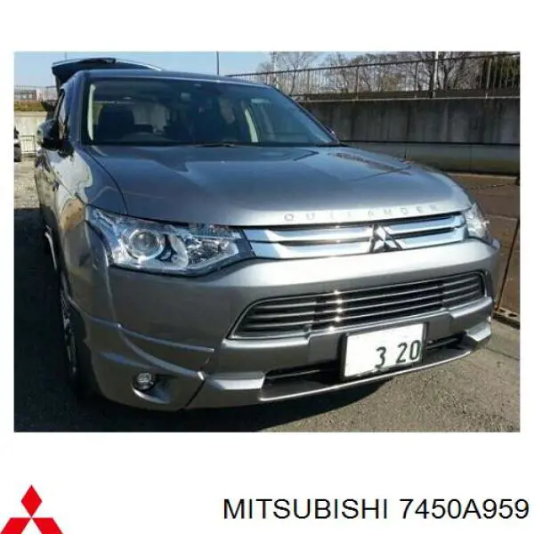 Grelha do radiador Mitsubishi 7450A959 preço, a partir de 105,99 USD