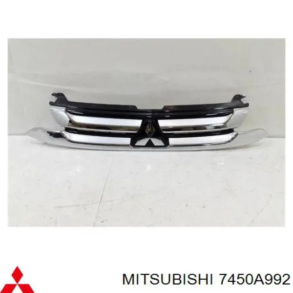 7450A992 Mitsubishi Grelha do radiador