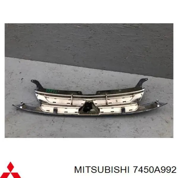 Grelha do radiador Mitsubishi 7450A992