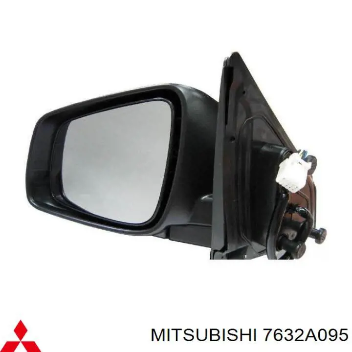 Compre 7632A095 Mitsubishi Espelho de retrovisão esquerdo