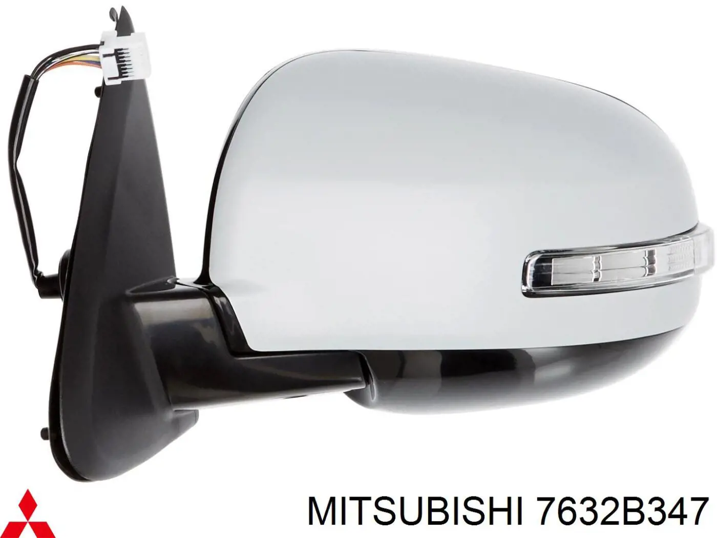 Compre 7632B347 Mitsubishi Espelho de retrovisão esquerdo