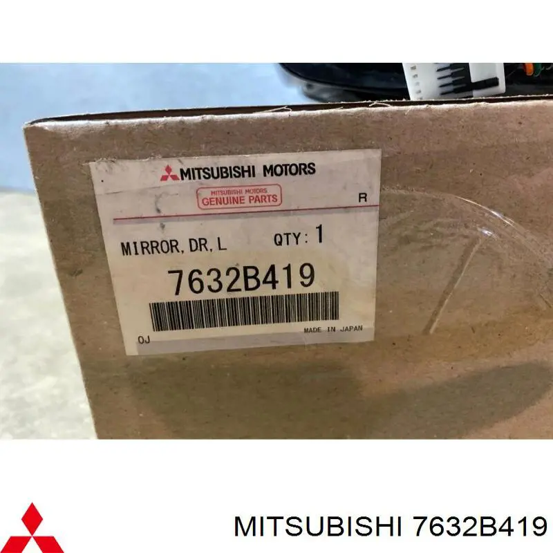 Espelho de retrovisão esquerdo Mitsubishi 7632B419 preço, a partir de 268,81 USD