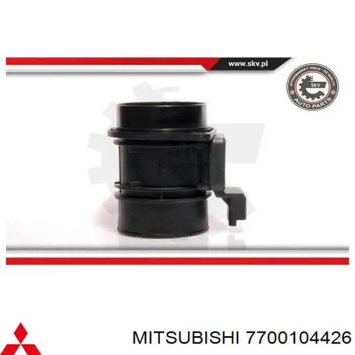 7700104426 Mitsubishi Sensor de fluxo (consumo) de ar, medidor de consumo M.A.F. - (Mass Airflow)