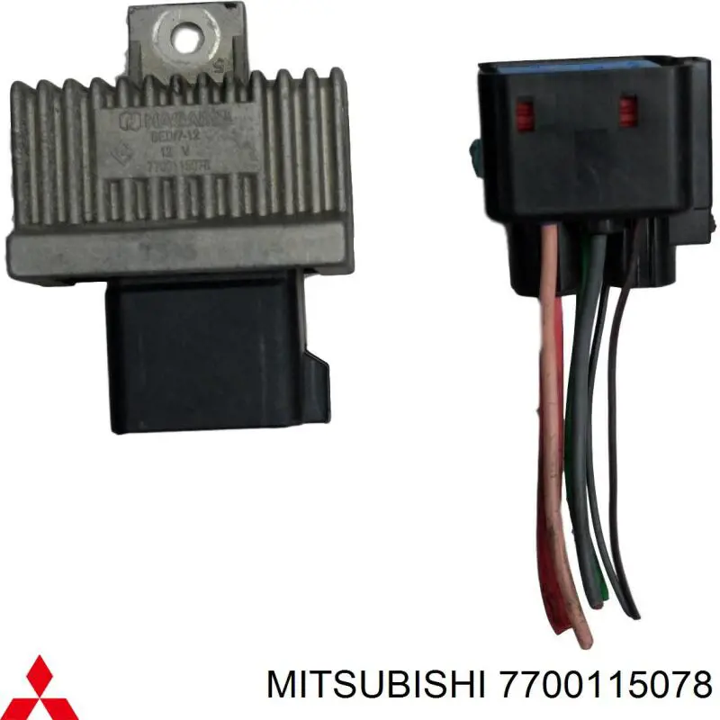 Compre 7700115078 Mitsubishi Relê das velas de incandescência