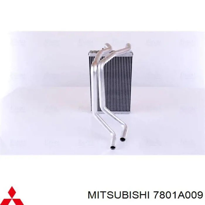Compre 7801A009 Mitsubishi Radiador de forno (de aquecedor)