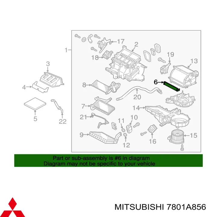 7801A856 Mitsubishi 