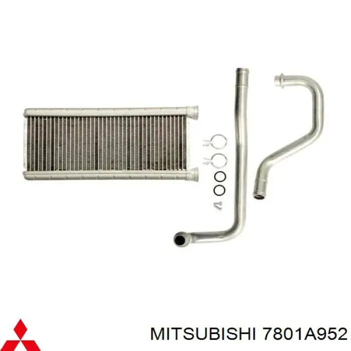7801A952 Mitsubishi Radiador de forno (de aquecedor)