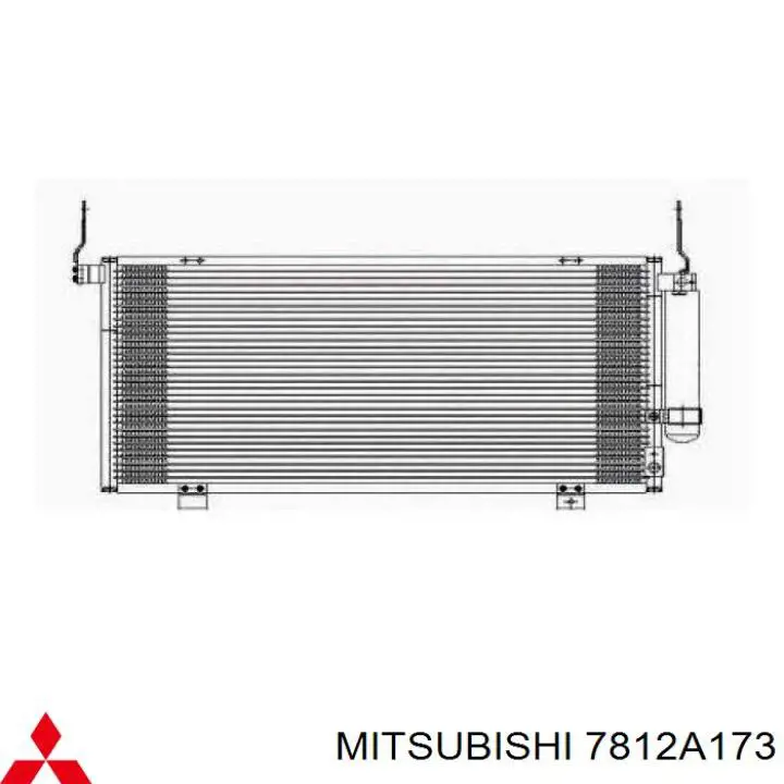 Radiador de aparelho de ar condicionado Mitsubishi 7812A173 preço, a partir de 113,30 USD