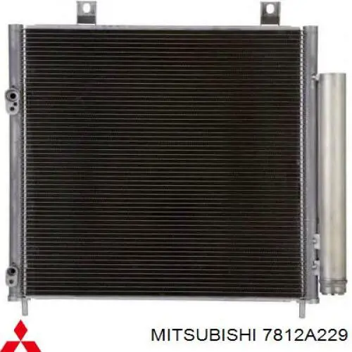 Radiador de aparelho de ar condicionado Mitsubishi 7812A229 preço, a partir de 106,71 USD