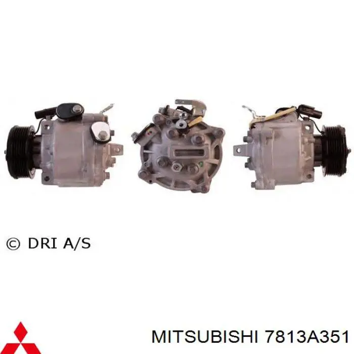 7813A351 Mitsubishi Compressor de aparelho de ar condicionado