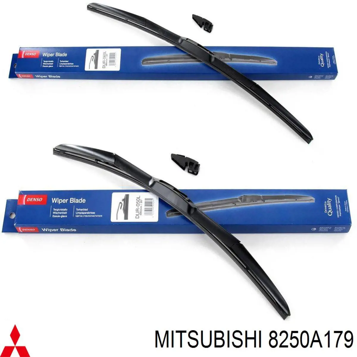 Compre 8250A179 Mitsubishi Elástico da escova de limpador pára-brisas de condutor