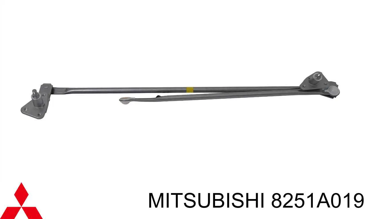 8251A019 Mitsubishi Trapézio de limpador pára-brisas