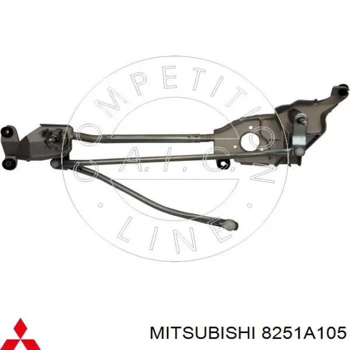 Compre 8251A105 Mitsubishi Trapézio de limpador pára-brisas