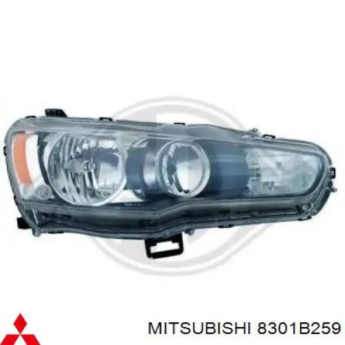 Luz esquerda Mitsubishi 8301B259 preço, a partir de 139,84 USD