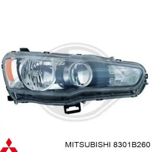 Luz direita Mitsubishi 8301B260 preço, a partir de 145,75 USD