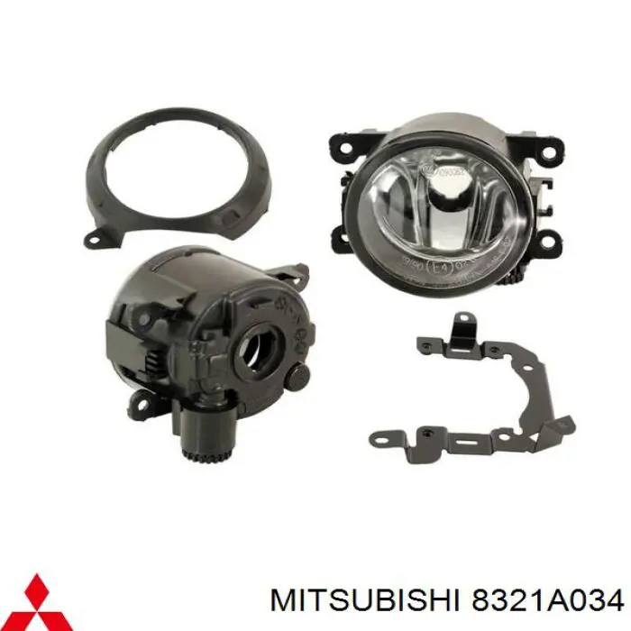 Luzes de nevoeiro esquerdas/direitas Mitsubishi 8321A034 preço, a partir de 48,20 USD
