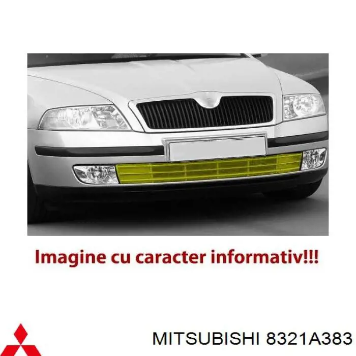 8321A383 Mitsubishi Borda (orla) das luzes de nevoeiro esquerda