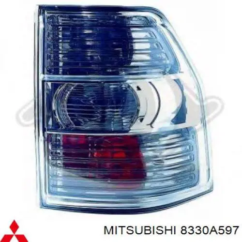 Lanterna traseira esquerda Mitsubishi 8330A597 preço, a partir de 114,30 USD