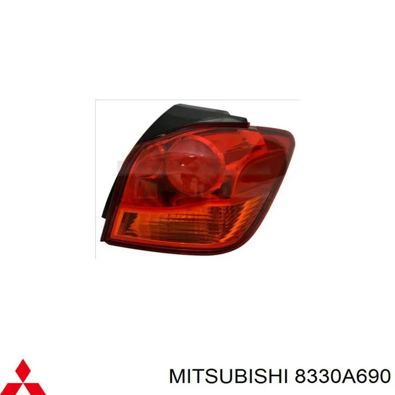 Lanterna traseira direita externa Mitsubishi 8330A690 preço, a partir de 159,89 USD
