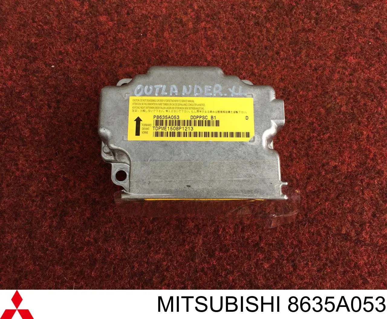 Módulo processador de controlo da bolsa de ar (Centralina eletrônica AIRBAG) Mitsubishi 8635A053 preço, a partir de 63,31 USD