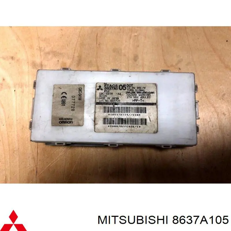 Unidade de dispositivos de segurança Mitsubishi 8637A105 preço, a partir de 522,97 USD