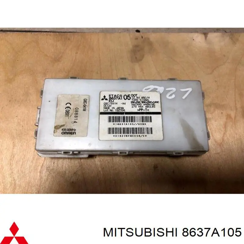 8637A105 Mitsubishi Unidade de dispositivos de segurança
