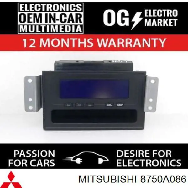 Mostrador multifuncional para Mitsubishi L 200 IV KA, KB
