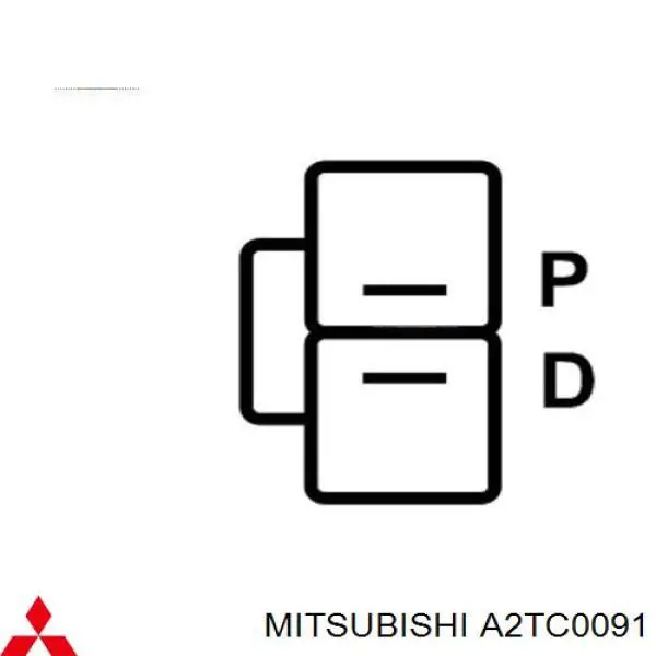 A2TC0091 Mitsubishi Gerador