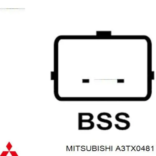 Compre A3TX0481 Mitsubishi Gerador
