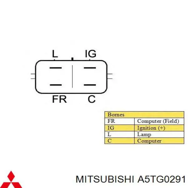 Compre A5TG0291 Mitsubishi Gerador