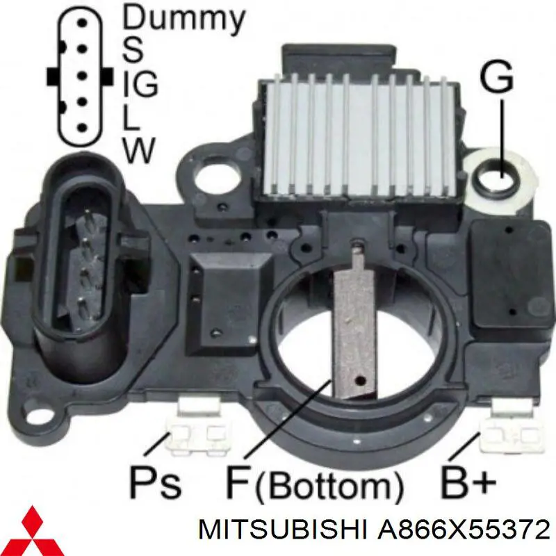 A866X55372 Mitsubishi Relê-regulador do gerador (relê de carregamento)