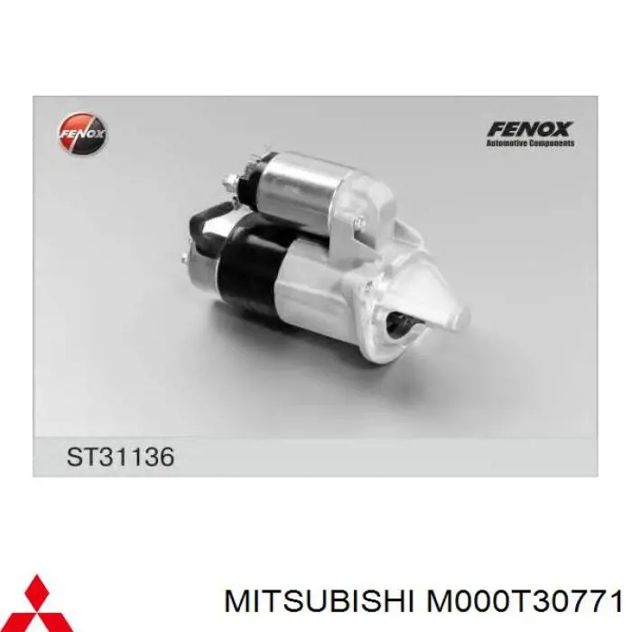 Motor de arranco Mitsubishi M000T30771 preço, a partir de 42,56 USD