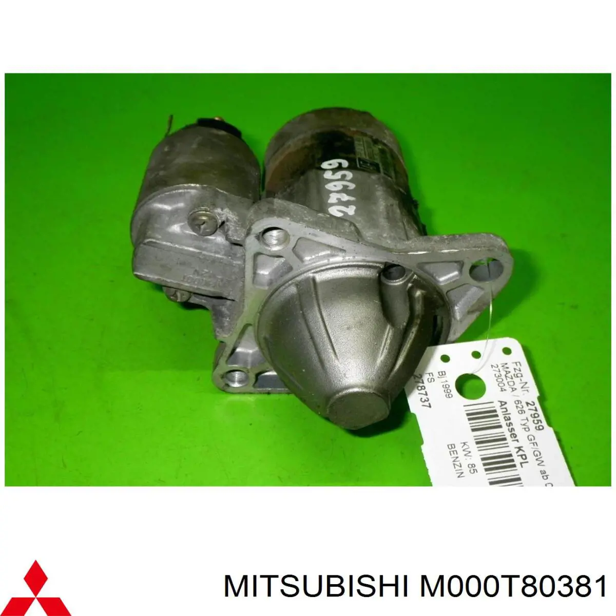 M000T80381 Mitsubishi Motor de arranco