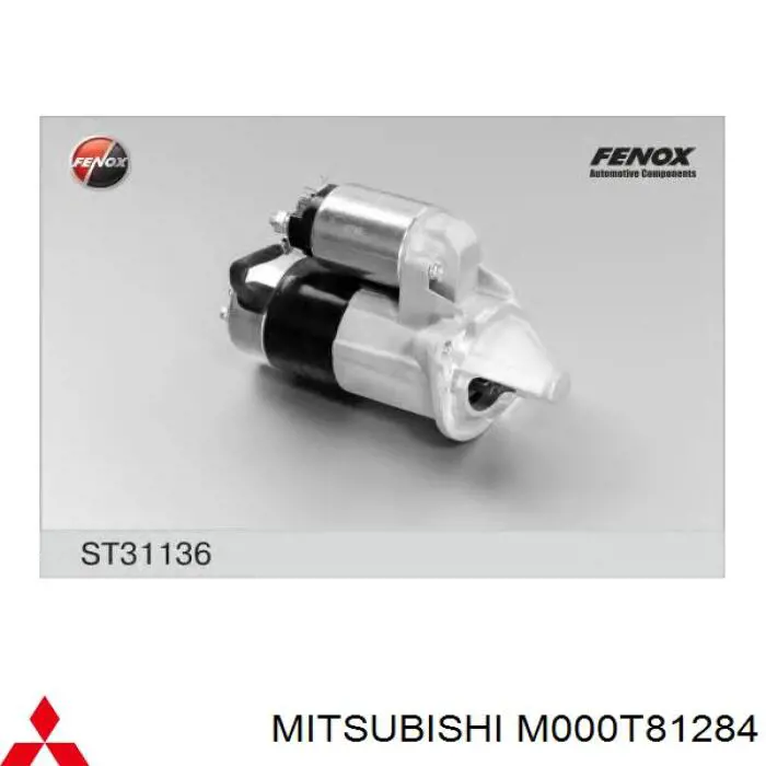 Motor de arranco Mitsubishi M000T81284 preço, a partir de 57,99 USD