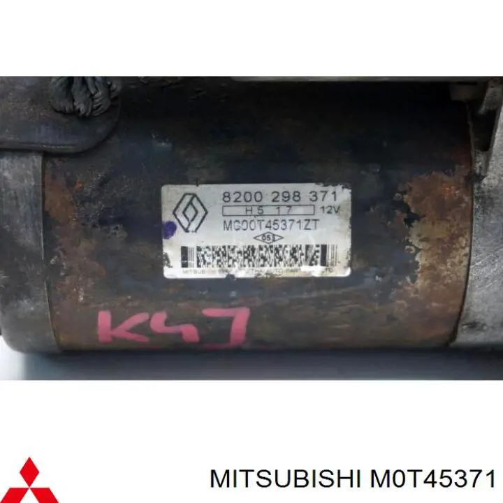 Compre M000T45971ZT Renault (RVI) Motor de arranco