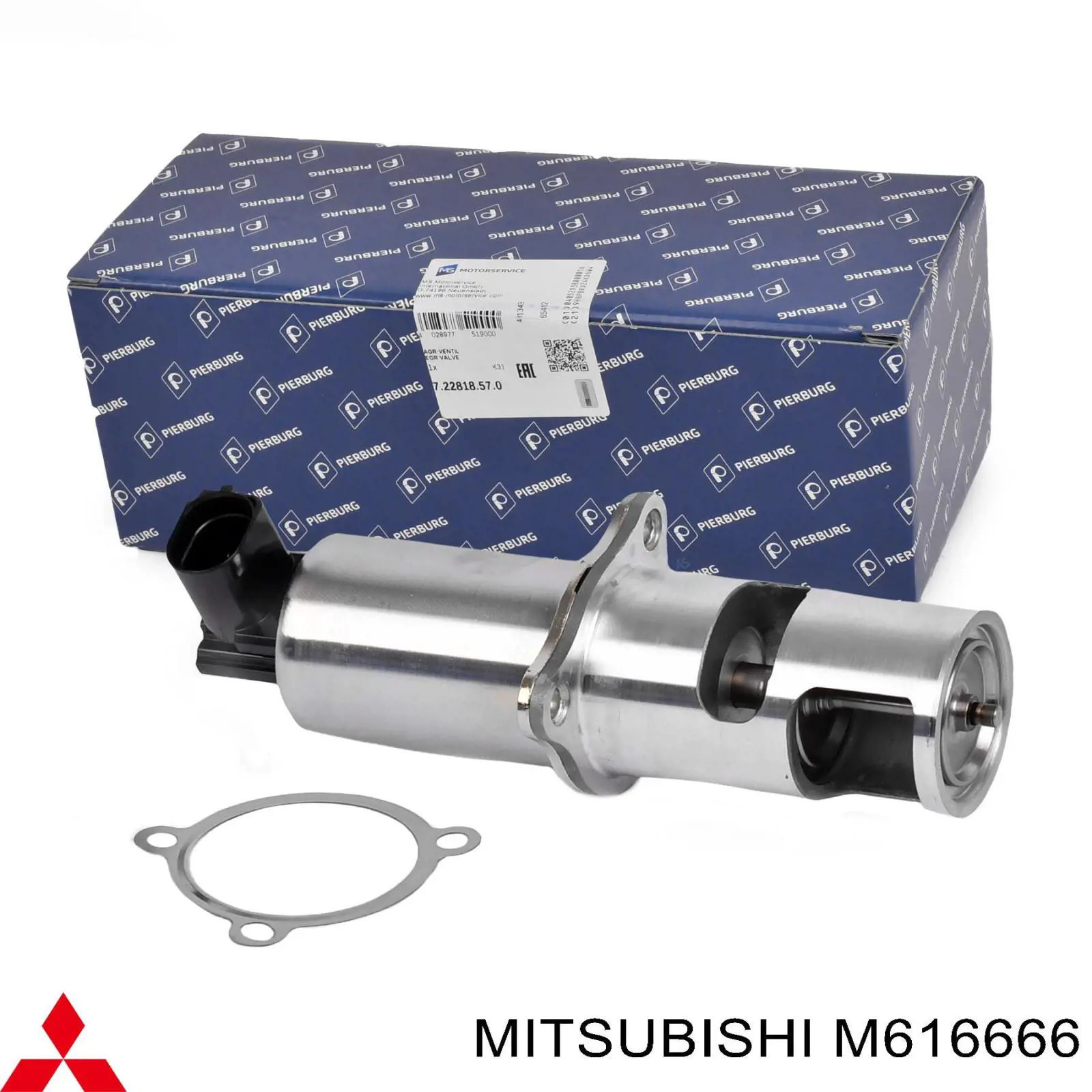 Compre M616666 Mitsubishi Válvula EGR de recirculação dos gases