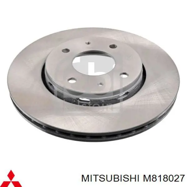 M818027 Mitsubishi Disco do freio dianteiro