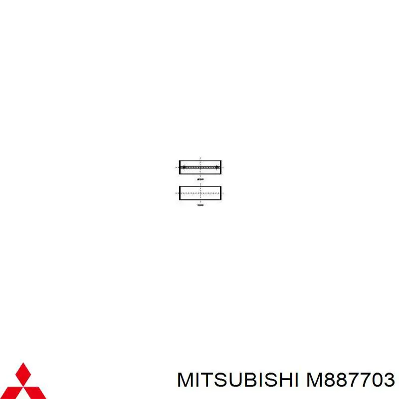  Mitsubishi M887703 preço, a partir de 174,86 USD