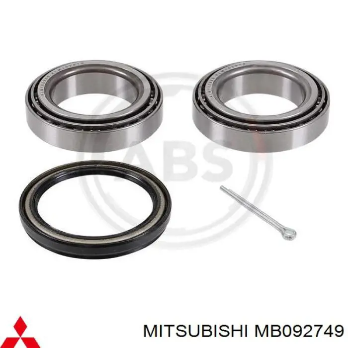 Compre MB092749 Mitsubishi Rolamento de cubo dianteiro