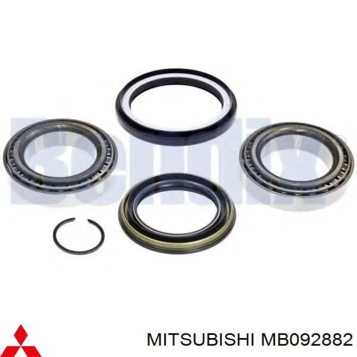 MB092882 Mitsubishi Anel de travagem de rolamento de cubo dianteiro