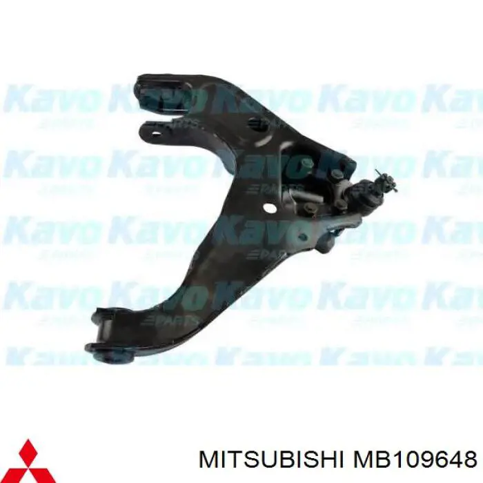 Compre MB109648 Mitsubishi Braço oscilante inferior direito de suspensão dianteira
