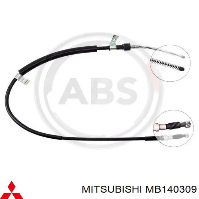 Compre MB140309 Mitsubishi Cabo do freio de estacionamento dianteiro