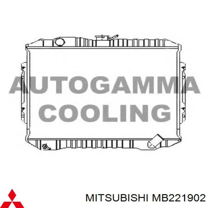 Radiador de esfriamento de motor Mitsubishi MB605273 preço, a partir de 111,86 USD