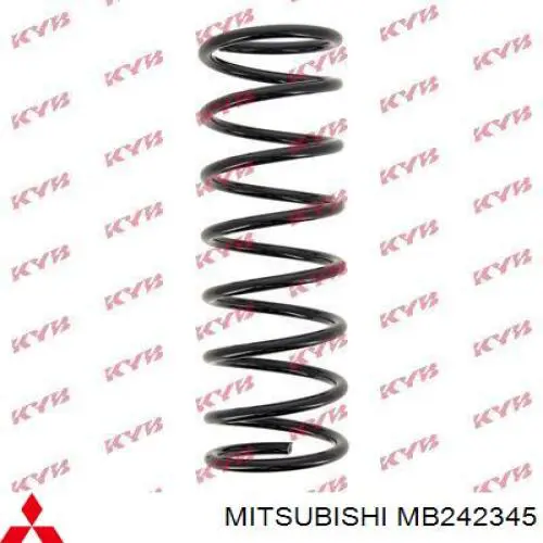 MB242345 Mitsubishi Mola traseira