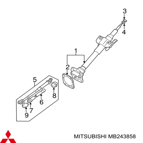  Mitsubishi MB243858 preço, a partir de 17,07 USD