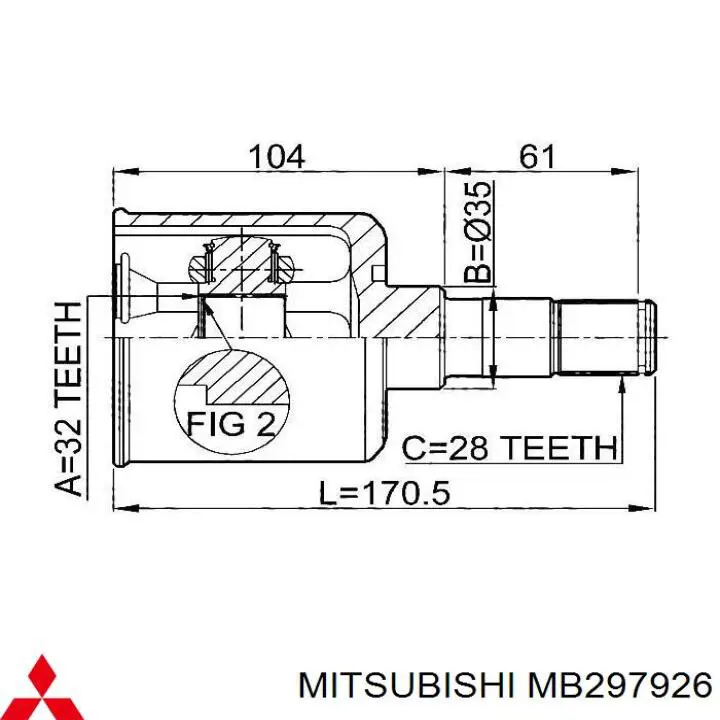 Compre 66416 Maruichi-156 Bota de proteção interna de junta homocinética do semieixo dianteiro