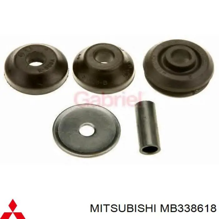 Compre MB338618 Mitsubishi Bucha da haste de amortecedor traseiro