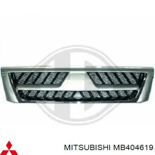  Grelha do radiador Mitsubishi Pajero I SUV (L04G) (1982 - 1990) I